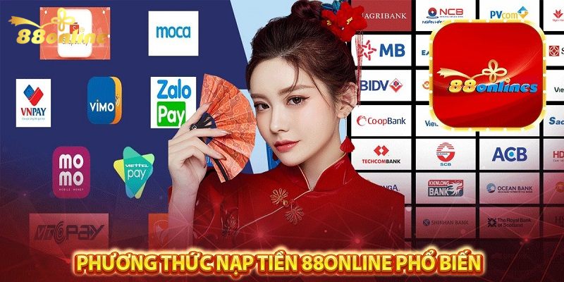 Cách thức giúp khách hàng thực hiện nạp tiền 88online