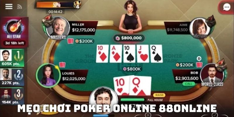 Những mẹo hay khi trải nghiệm Poker online 88online mà bạn phải biết